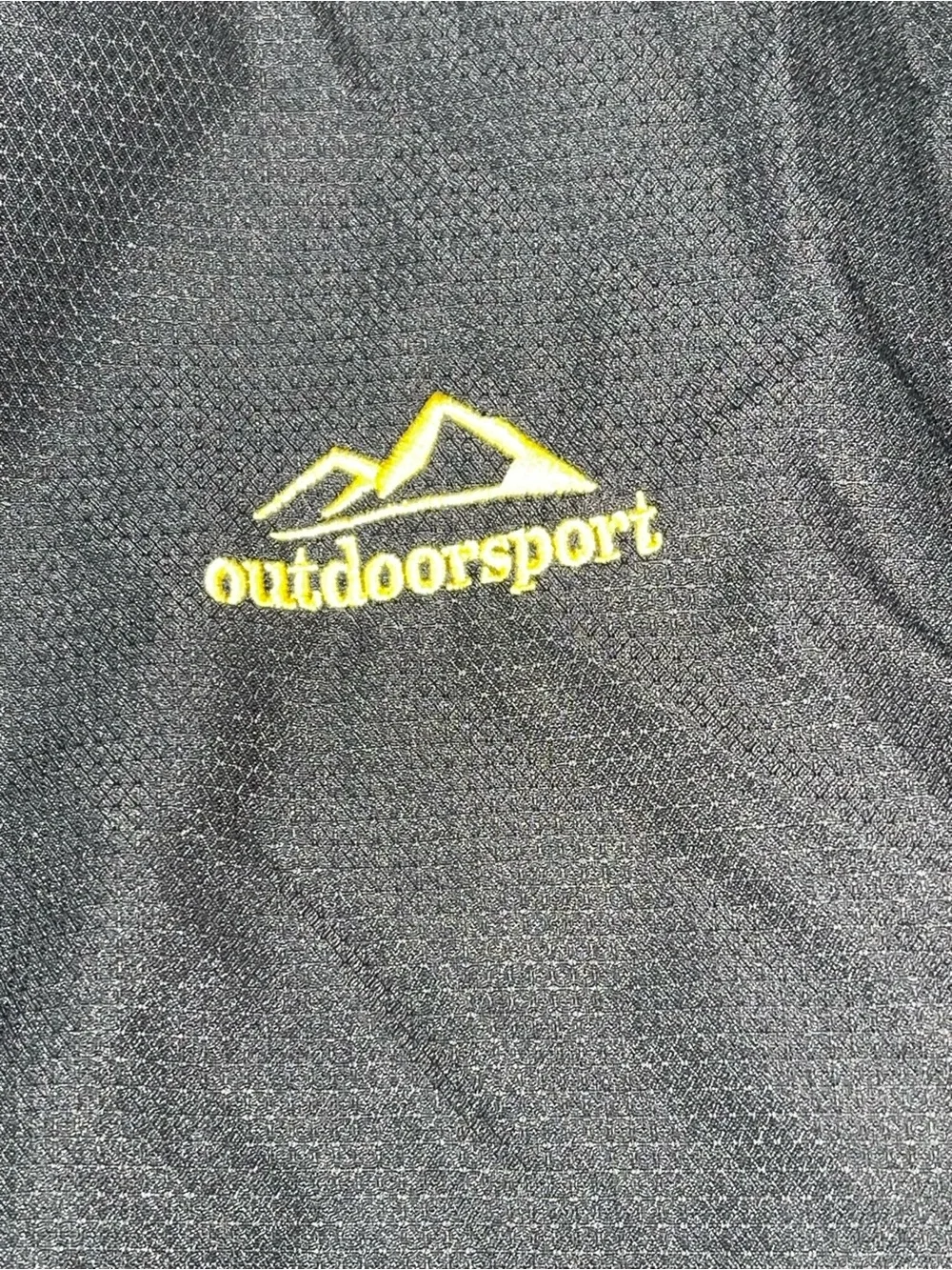 Outdoor Jacket Men's Black Hooded Full Zip Fleece Lined Water-Resistant SizM 186